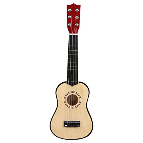 Rahyma Weiping - Finest Solid Wood 21Inch 6 String Acoustic Guitar Musical Instrument For Kids Beginners Students Christmas Birthday Gift - Red Product Statistics Code -1459 Red (Color : Wood) #TOP2