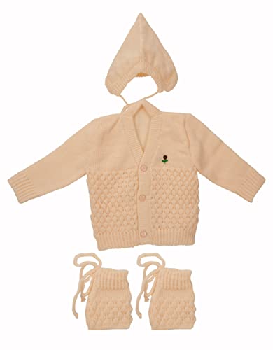 Image of CUBS & HUGS Baby Girl's Wool V-Neck Sweater