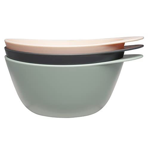 Fromm Color Studio Mixing Bowls for Hair Color, Hair Dye, Bleach and Treatments with Spill Proof Rubberized Base, 16 Ounce, 3 Pack