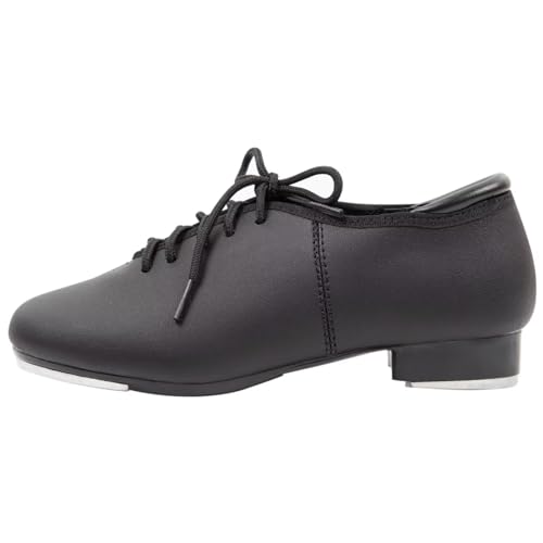 ARCLIBER Lace Up Tap Shoes PU Leather Tap Dance Shoes for Women and Men4