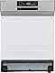 Sharp QW-NA25GS44BS-DE teilintegrierbarer Geschirrspüler, 60 cm, 14 Maßgedecke, Inverter-Motor, 8 Programme inkl. 14 Min. Kurzprogramm, Silber