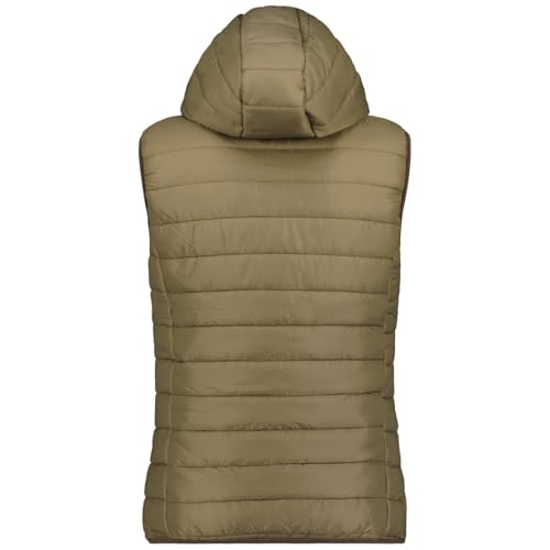 Geographical Norway VATIKA HOOD EO GIRL 233 (WW2008E/GNO-Black) Gilet noir pour fille, chaud, avec capuche, fermeture éclair, confortable, Storm, 164