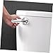 ETHZZLE 2pcs Front Mounted Toilet Handle Flush Lever with Tank Flappers Replacement Fit Toilet Tank Handle Accessories Easy Tool Installation for Bathroom