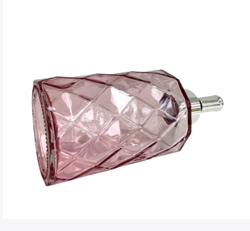 Rocwing Glass Pump Dispenser forLotion Liquid SoapinBathroom or Kitchen Varies Colouravailable (Pink-Silver) - Image 4