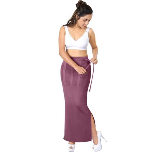 Image of dermawear Women Blended Fabric Saree Shapewear Petticoat (SS-406)