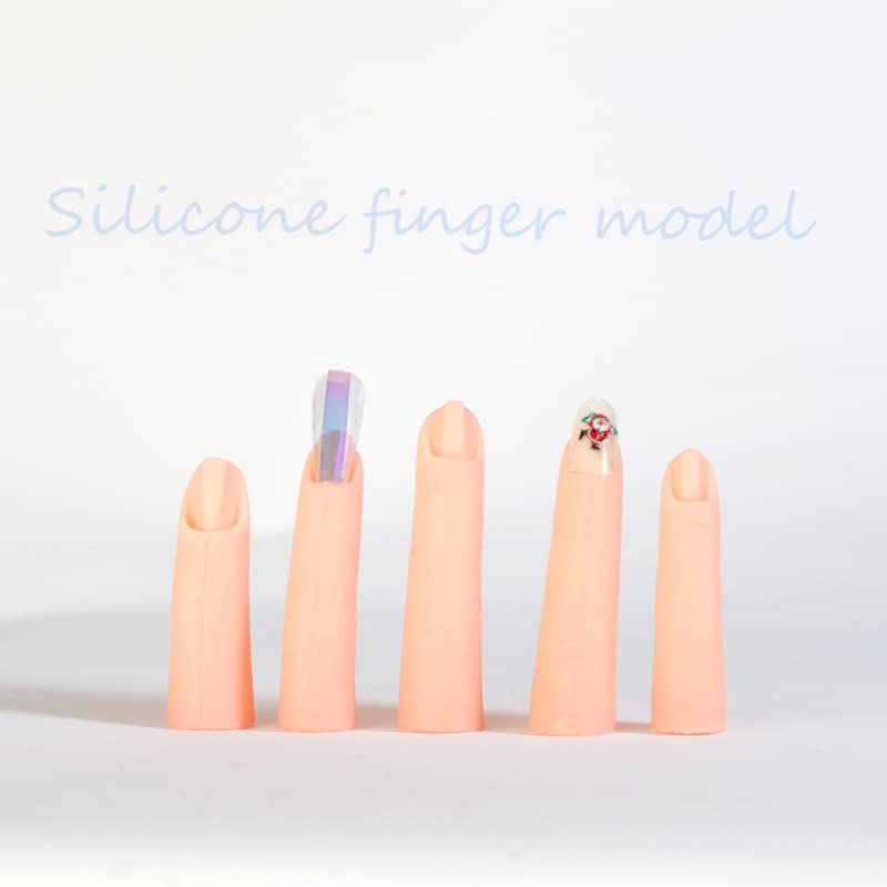5 PCS Nail Art Practice Fingers - Image 4