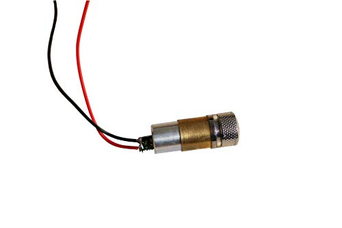 Lights88 Red Laser Module Diode DOT Laser 635nm 5mw 5V Stage Light Driver Cable Diode 1PCS