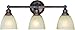 Craftmade 26603-BZ-WG Bradley Vanity Wall Lighting, 3-Light, 300 Watts, Bronze (24" W x 10" H)