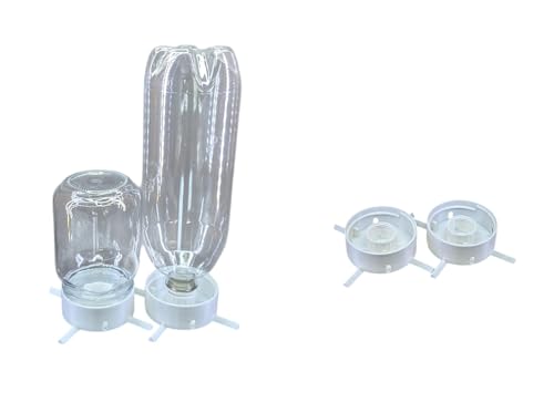 Set of 9 Mason Jar(Normal Mouth) or Soda Bottle Adapter 3D Printed/Self-Watering Micro Greens/self-Watering Micro Greens System (Set of 9 caps)