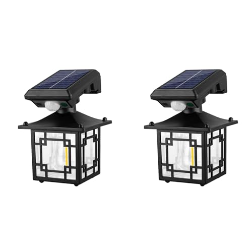 Lanterne murale solaire d'extérieur design étanche et durable pour entrée de propriété