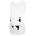 Mitlfuny Shirt Camiseta Premamá Estampado bebé asomándose para Mujer Maternidad Linda impresión...