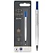 PARKER ricarica per penna roller, punta fine, blu