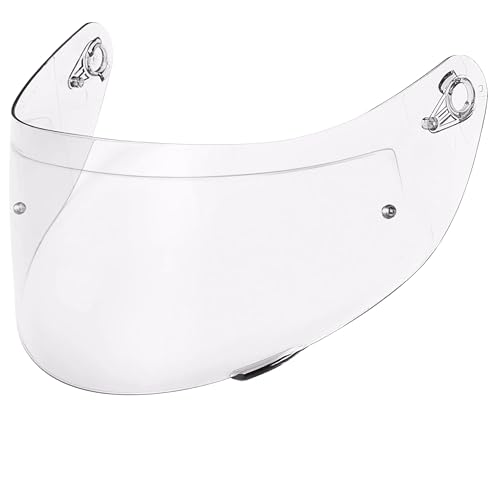 Everalo Visera Compatible con Agv K1 - K1s - K3sv - K5 - K5s - S4sv - Horizon - Skyline - Strada - Stealth sv - Compact - GT-2 - Visera de Casco Pinlock Ready (Claro)