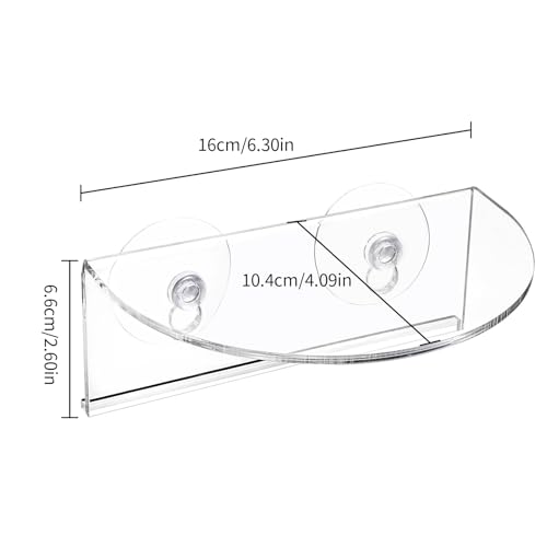 Supports en acrylique transparent de qualité supérieure avec ventouses robustes - 4