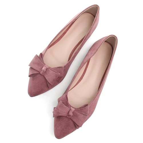 Image of SAILING LU Women's Bow-Knot Pointed Toe Ballet Flats