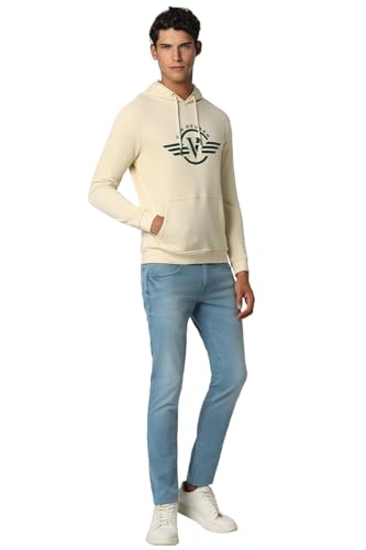 Image of Van Heusen Men Polycotton Hooded Neck Sweatshirt