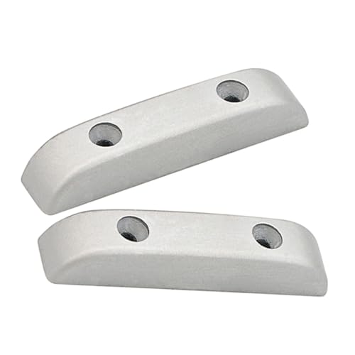 Toddmomy 2 Pack Silver Guitar Bass Thumb Rests Finger Rests for Bass Guitar for and Stylish