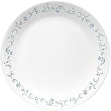 Corelle Vitrelle Glass Dinnerware Set, Chip & Crack Resistant Triple Layer Glass, 4-PC Dinner Plates, Country Cottage