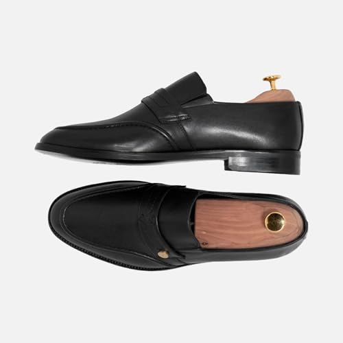 Zenith Loafer Shoes for Men – Premium Leather Loafers | Comfortable Slip-On Dress Shoes | Stylish Business Casual Loafers for Office, Wedding & Daily Wear3