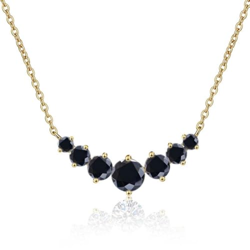 Collier en Moissanite 2.8ct de Haute Qualité - Pendentif Rond Brillance Diamant pour Femme