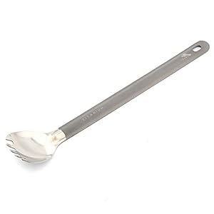 Toaks SLV Titan Dessertlöffel, langer Griff