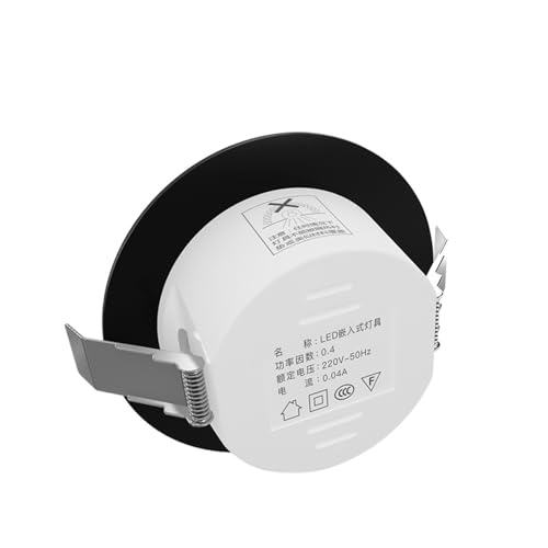 Spot LED encastré 12W rond chromé pour plafond de couloir et cuisine aclique AC85-265V