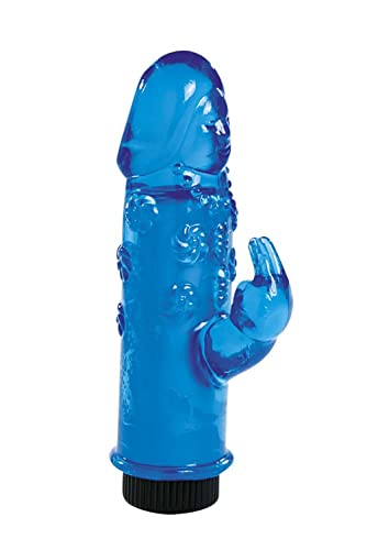 Minx Mini Jack Rabbit Vibrador, 8 cm, Azul