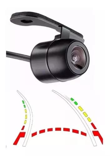 Câmera Ré Led Colorida Automotiva Visão Noturna Parachoque Infravermelho Borboleta