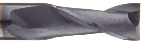 Image of Precision Twist E3302MV Carbide Square Nose End Mill, Metric, TiAlN Multilayer Finish, 30 Deg Helix, 2 Flutes, 70.0mm Overall Length, 10.00mm Cutting Diameter, 10mm Shank Diameter