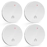 Jemay 10 Year Lithium Battery Photoelectric Smoke Detectors,Ultra Thin Design Smoke Detetor,Smoke Al