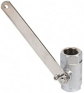 Ball Valve with Actuating Arm,1In. Vert.