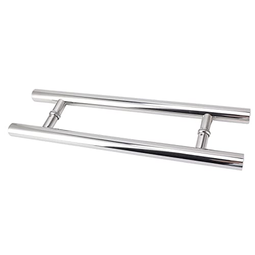 Poignées de porte de grange en acier inoxydable brossé double face robustes
