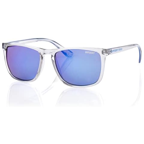 Superdry SDS SHOCKWAVE Sunglasses 153 Crystal Blue/Blue Mirror Cover