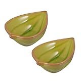 DECOMELODY 2個 精油碟子 製小皿 美容サロン用アロマオイルホルダー 香り拡散用スパ用品 丸みある角で肌に優しい