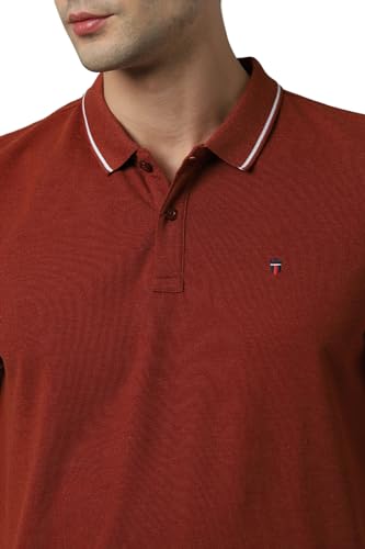 Image of Louis Philippe Men's Cotton Slim Fit T-Shirt