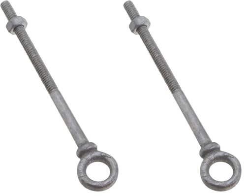 Image of National Hardware N245-084 3260BC Eye Bolt in Galvanized (Pack of 2)