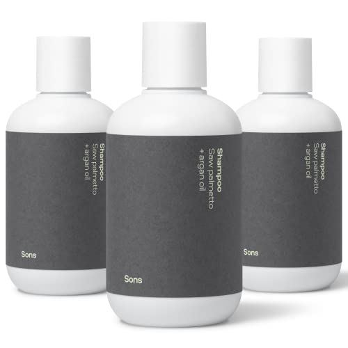 Sons Minoxidil 5% Solution & Hair Growth Shampoo for Men. Hair Regrowth Treatment. DHT Blocker Citrus Head Wash with Caffeine. Hair Thickening & Anti-Dandruff Formula. 3 Month Supply. Made in Europe - Image 3