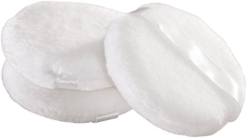 NIPOO 3 Pcs Round Loose Powder Puffs Large - 4in