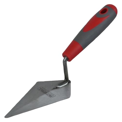 Faithfull Soft-Grip Pointing Trowel for Forming Repairing & Replacing Mortar - 150mm (6in) Steel Blade