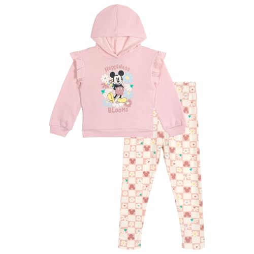 Image of Disney Minnie Mouse Girls' 2-Piece Fleece Hoodie and Leggings Set