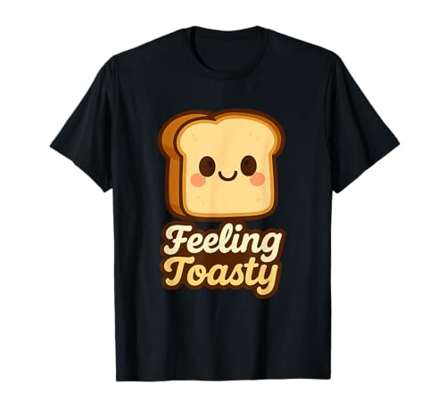 Photo de Feeling Toasty Cute Toast Objet Cartoon Style GenZ Fans Art T-Shirt