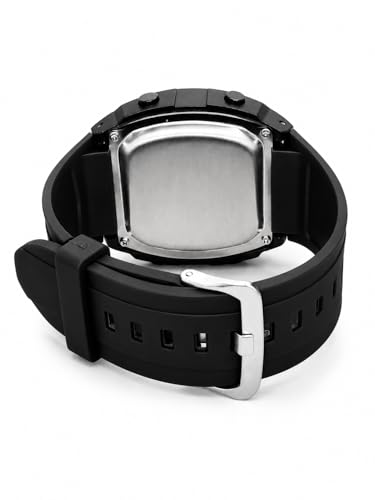 Image of Digital Sport Watch with Alarm, Stopwatch, Day & Calendar, 12 /24 Hour, Luminous, 3 ATM Waterproof