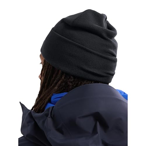 Arc'teryx Word Toque | Cozy Warm Winter Beanie | Made from Recycled Polyester, Soft & Comfortable Beanies | Versatile for Outdoor Activities & Everyday Wear | Black, One Size