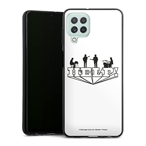 DeinDesign Coque en Silicone Compatible avec Samsung Galaxy A22 4G Étui Silicone Coque Souple The Beatles Help! Rock ‘n’ Roll - Les Beatles, Paul McCartney, John Lennon, RIngo Starr, George Harrison DeinDesign Coque en Silicone Compatible avec Samsung Galaxy A22 4G Étui Silicone Coque Souple The Beatles Help! Rock 'n' Roll