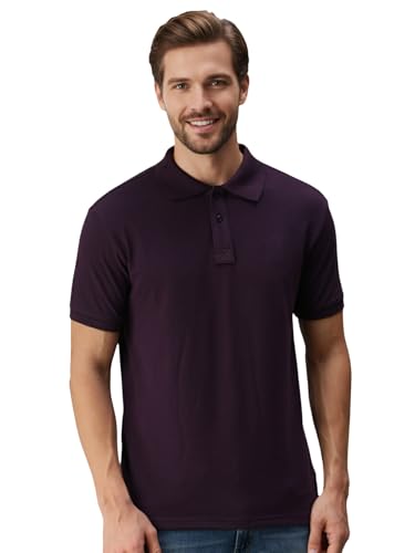 Image of Lux Cozi Men's Cotton Solid Polo Tshirt | Collar Tshirts | Half Sleeves | Stylish & Premium All Day Wear | Pack of 1
