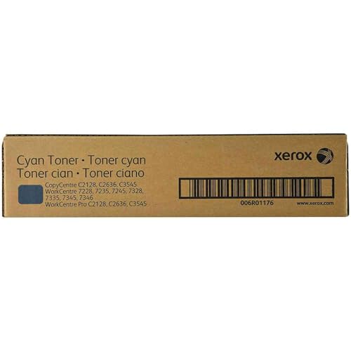 Cartouche toner cyan Xerox 006R01176 qualité laser supérieure pour documents pro