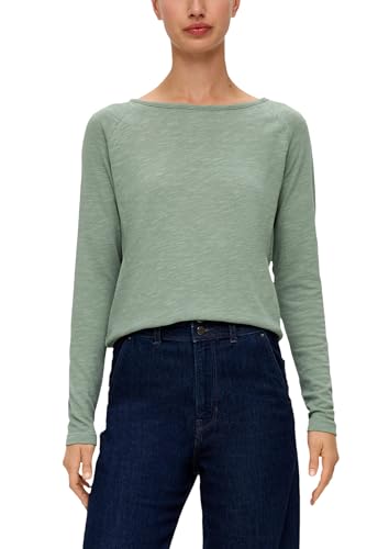 T-Shirt à manches longues s.Oliver femme anti-frottement coton doux