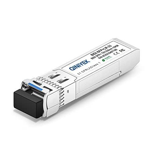 Image of A Pair 10G BIDI SFP+ Single Mode Fiber Module, 10Gb SFP+ LC LR 1270nm 1330nm, Bidi Gbic for Cisco SFP-10G-BXD-I (1330nm-TX /1270nm-RX) / SFP-10G-BXU-I (1270nm-TX /1330nm-RX),10~20KM, with DOM