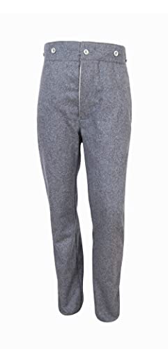 Civil War US Officer's Men '1.5' inch Trim Trouser-Wool Pants2