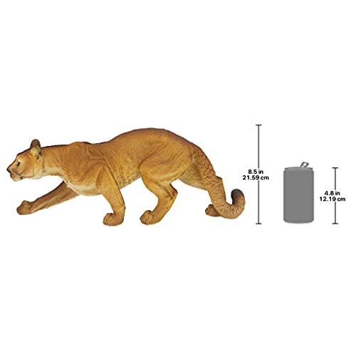 Design Toscano Jq5745 Prowling American Mountain Cougar Garden Statue, 22 Inch, Full Color #TOP7